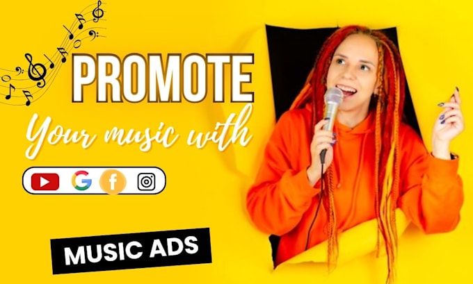 Gig Preview - Do music promotion with google ads, facebook ads manager, meta ads instagram ads