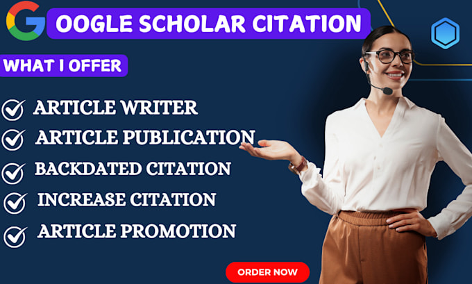 Gig Preview - Increase your google scholar citation with peer reviewed and index journal