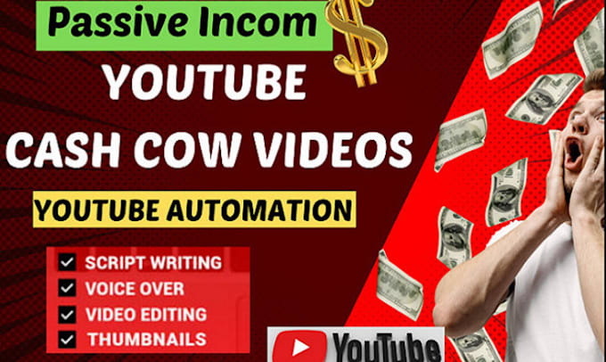 Gig Preview - Create cash cow youtube with cash cow video and cash cow channel and cash cow