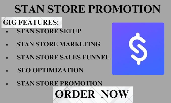 Gig Preview - Do stan store  promotion, stan store marketing and sales  funnel