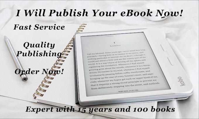 Gig Preview - Publish your ebook now