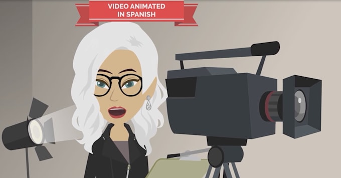 Gig Preview - Create an animated 2d explainer video in spanish