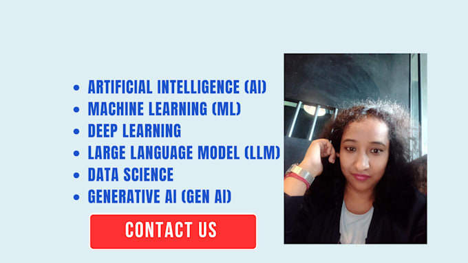 Gig Preview - Be your ai, ml, llm, data science expert