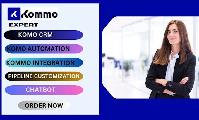 Gig Preview - Be your kommo expert, crm expert, set up a chatbot, pipeline and crm management