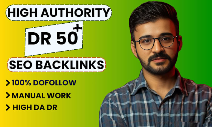 Gig Preview - Do off page seo service using high authority white hat dofollow backlinks