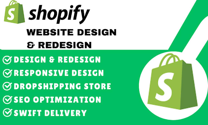 Gig Preview - Do shopify website redesign shopify store design shopify website design