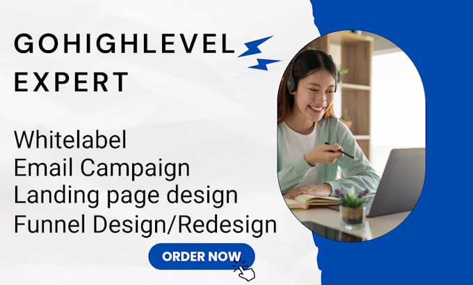 Gig Preview - Be your ghl gohighlevel landing page, funnel design