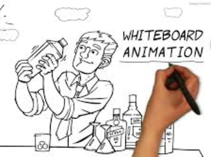 Gig Preview - Make whiteboard animation explainer video