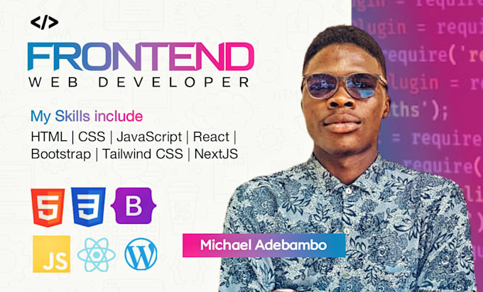 Bestseller - do frontend web development with HTML, CSS, javascript and wordpress