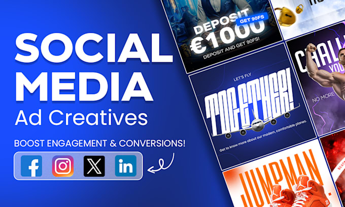 Gig Preview - Create custom social media ad creatives for facebook and instagram posts