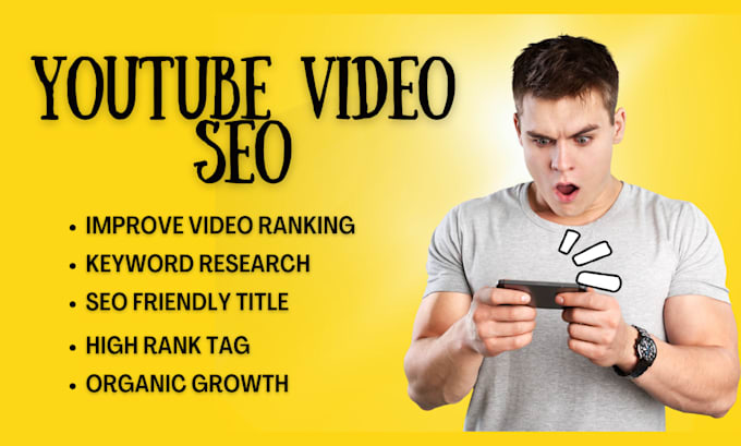 Gig Preview - Do youtube video seo for improve video ranking