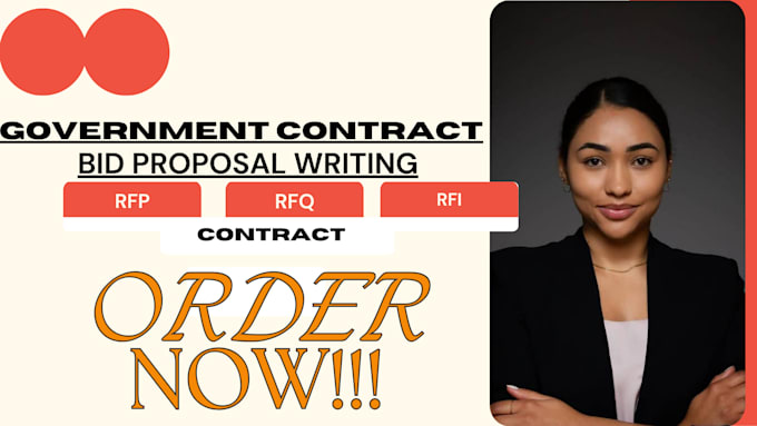 Bestseller - create professional rfp, rfq, and rfi proposals for winning government contracts