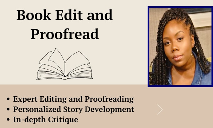 Gig Preview - Be your book editor and proofreader