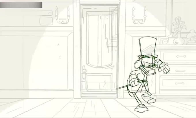 Gig Preview - 2d frame by frame cel animation 2d disney style video hand drawn animation anime