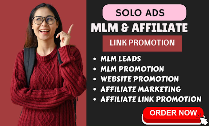 Gig Preview - Do mlm sales funnel, mlm promotion, guarantee signup leads, affiliate marketing