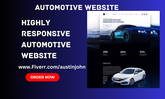 Bestseller - design a highly responsive car dealership website dealership website car website