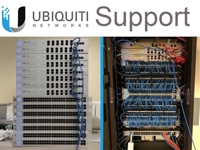 Gig Preview - Do unifi ubiquiti enterprise network  support, firewalls, switches, aps