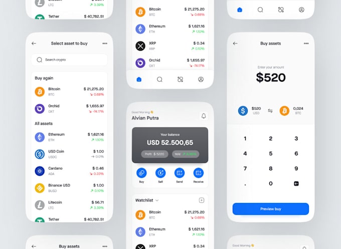 Gig Preview - Develop crypto wallet app, blockchain app, wallet app