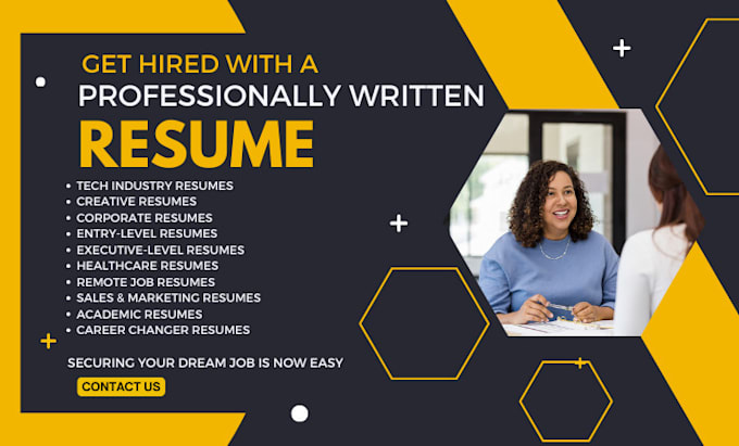 Gig Preview - Write and upgrade your resume, cv, cover letter, linkedin