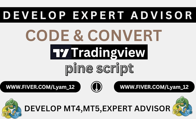 Gig Preview - Code and convert tradingview strategy metatrader expert advisor