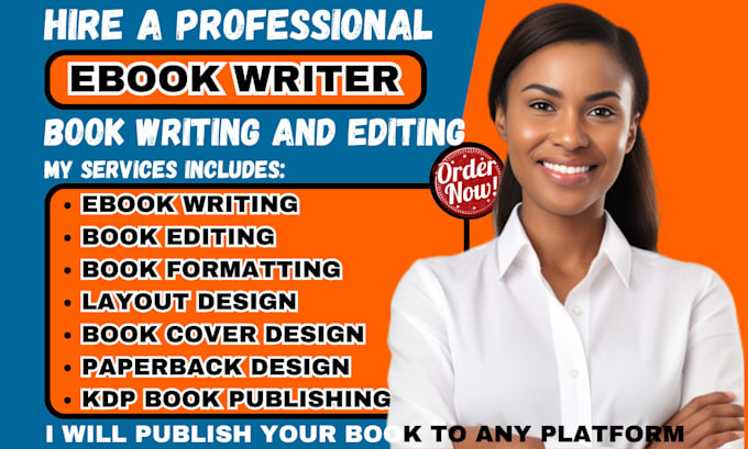 Gig Preview - Write self help ebook book writer ebook ghostwriter non fiction ebook ghostwrite