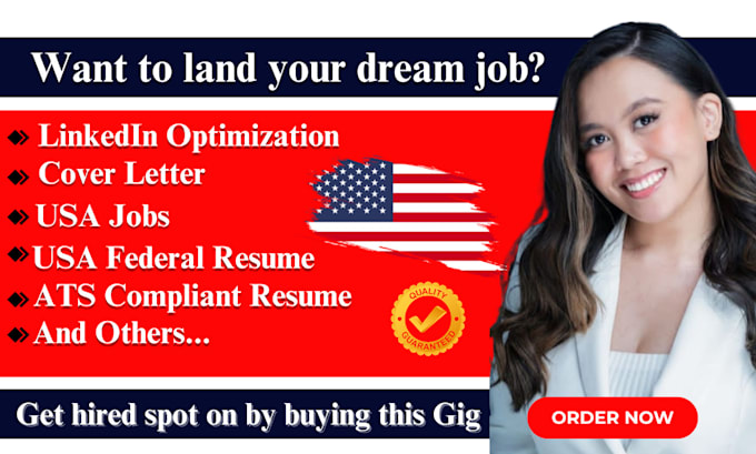 Gig Preview - Get you a spot on hiring in usajobs federal resume CV ats compliant