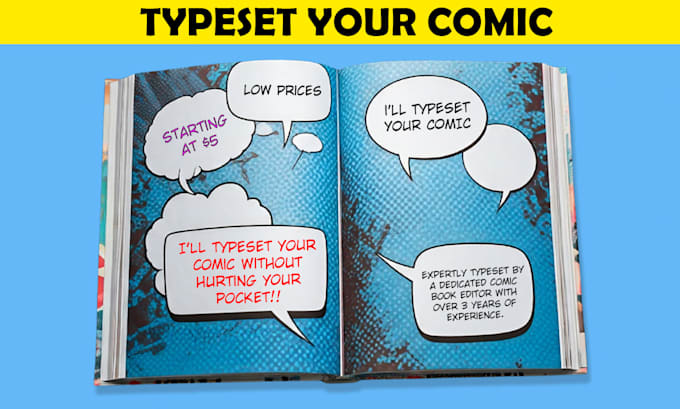 Bestseller - typeset your comics or manga