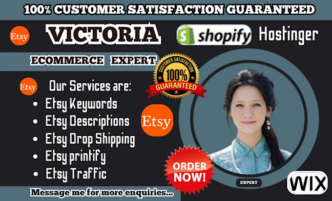 Gig Preview - Do etsy keywords description for etsy drop shipping printify to get etsy traffic