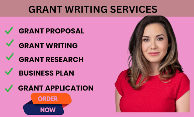 Gig Preview - Write grant proposal, apply for grants, and do your grant writing