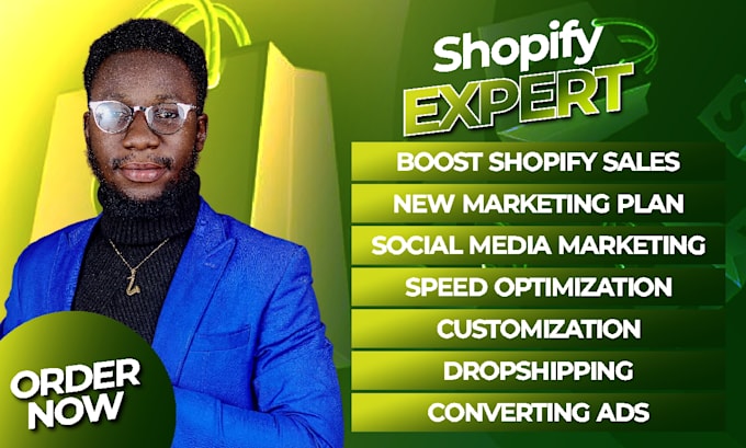 Gig Preview - Increase shopify sales, shopify store marketing, ecommerce marketing