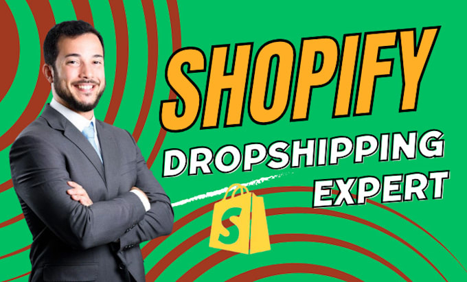 Gig Preview - Shopify dropshipping store website design redesign store