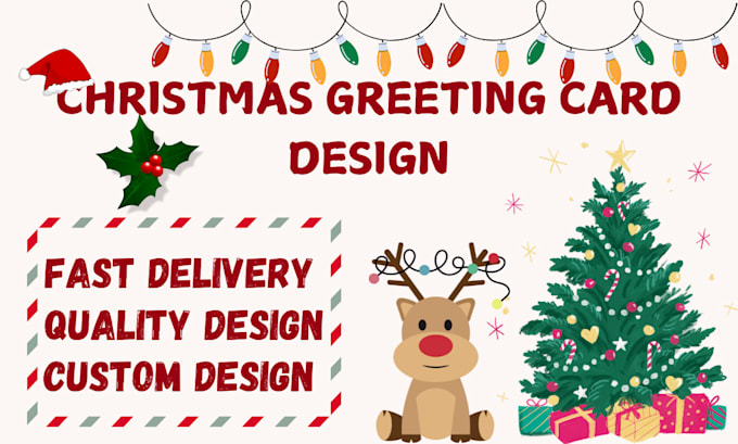 Gig Preview - Design christmas greetings card, christmas flyer, event, church flyer design