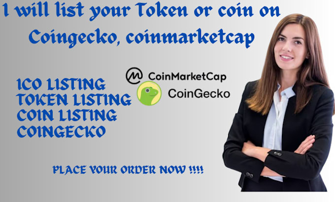 Gig Preview - Fast list your token, ico or coin on coingecko, coinmarketcap