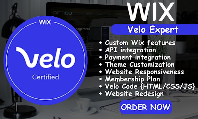 Gig Preview - Do custom wix velo website redesign wix velo code wix studio wix velo database