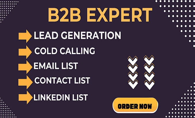 Gig Preview - Create b2b lead generation, cold calling, appointment setting, b2b