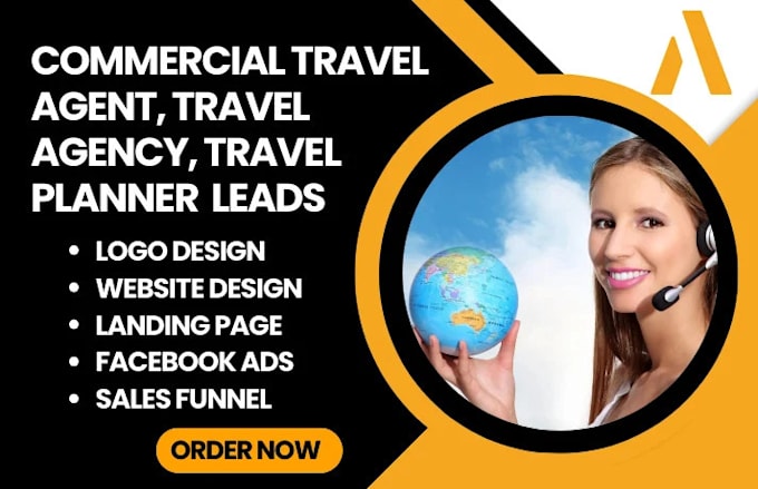 Gig Preview - Generate commercial travel agent leads travel agency travel planner leads