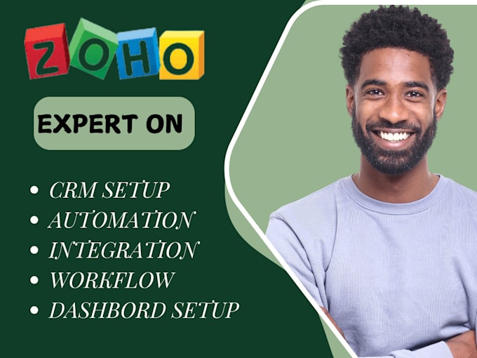 Gig Preview - Setup your zoho CRM, zoho campaign, zoho book, zoho forms, zoho site, zoho desk