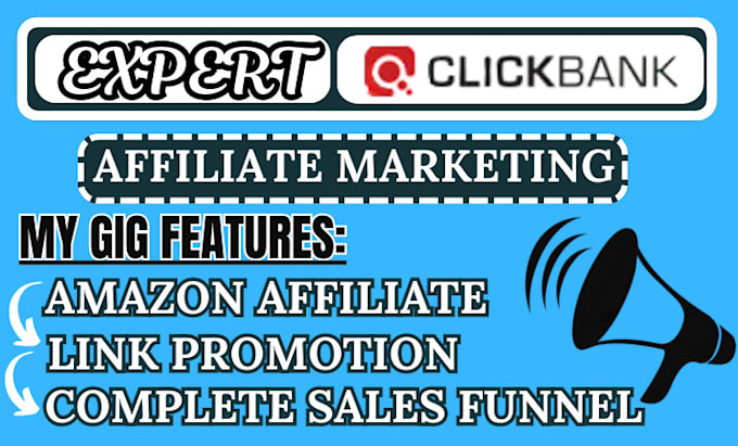 Gig Preview - Setup autopilot amazon affiliate website, build clickbank marketing sales funnel