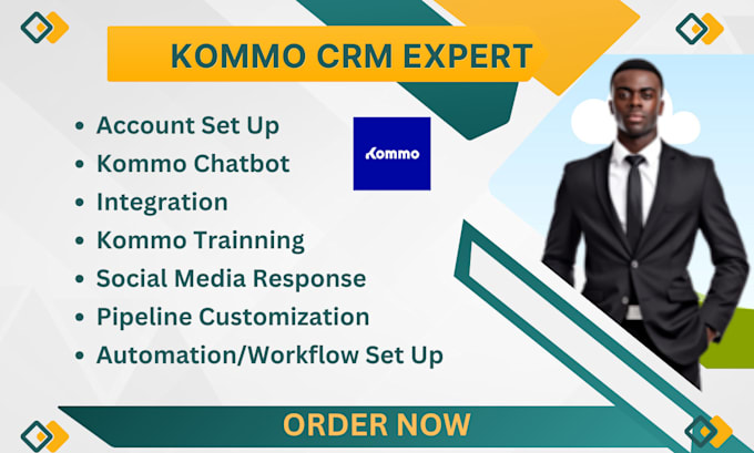 Bestseller - setup kommo crm, kommo chatbot, automation, crm pipeline, integration, trainning