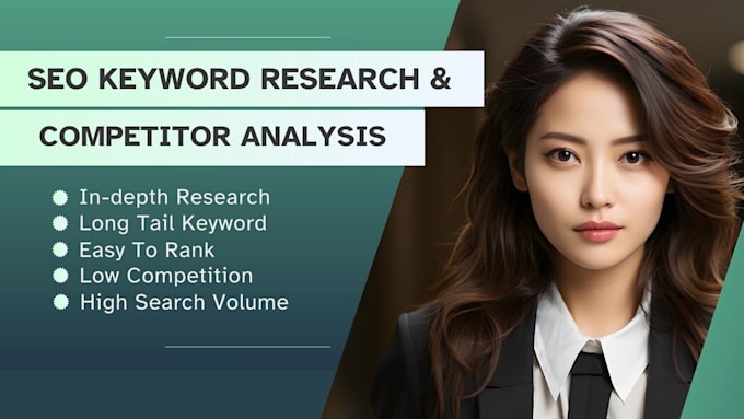 Gig Preview - Effective SEO keyword research and competitor analysis