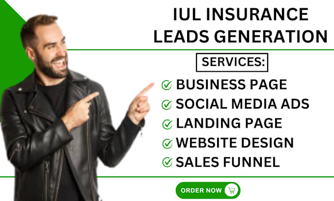 Gig Preview - Iul insurance leads insurance website iul leads generation