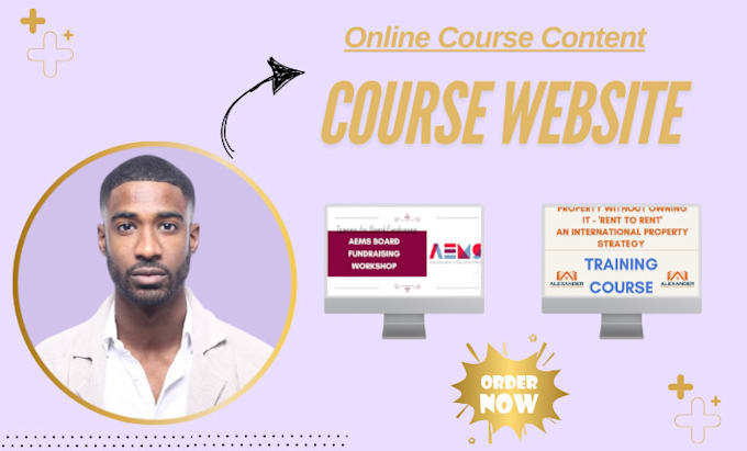 Gig Preview - Create online course, course content, workbook,  course website on kajabi