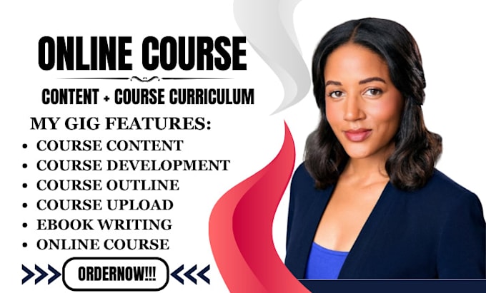 Gig Preview - Develop online course content, online course creation course, ebook ghostwriting