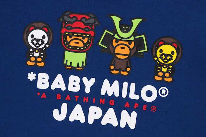 Gig Preview - Design unique custom bape baby milo style characters with vibrant details