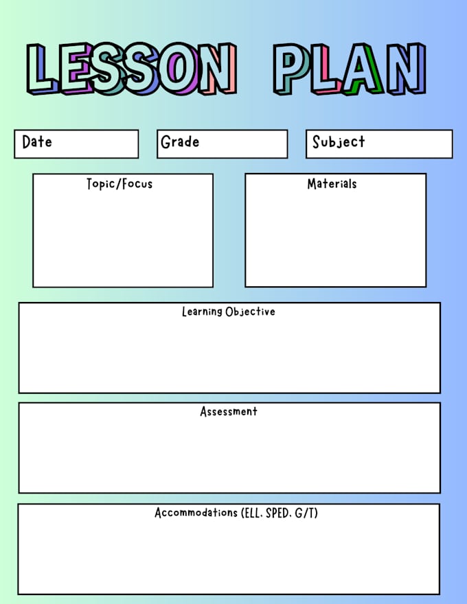 Gig Preview - Lesson plans for teachers