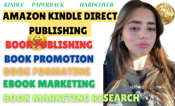 Gig Preview - Do amazon KDP ads book publishing children ebook marketing