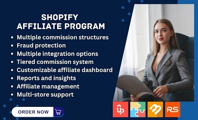 Bestseller - set up shopify affiliate program uppromote bixgrow goaffpro referral candy