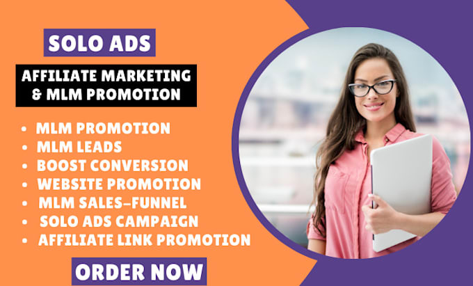 Gig Preview - Do solo ads affiliate link promotion, usa sign up campaign, mlm leads generation