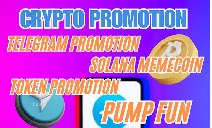 Gig Preview - Boost millions crypto token sale for pumpfun, solana memecoin,telegram promotion