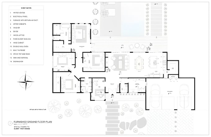 Gig Preview - Draw house plans, architectural drawings, autocad 2d floor plan